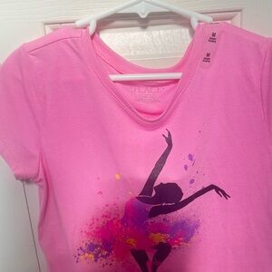 Pink Ballet Graphic Tee